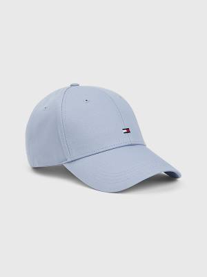 Tommy Hilfiger Organic Pamut Flag Embroidery Cap Kalap Férfi Kék | TH439UKX