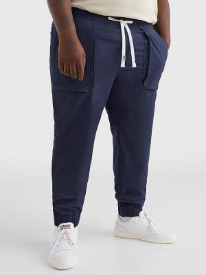 Tommy Hilfiger Plus Scanton Slim Fit Joggers Nadrág Férfi Kék | TH601YQN