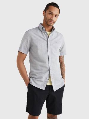 Tommy Hilfiger Rövid Sleeve Tapered Regular Fit Ingek Férfi Kék | TH528CUG