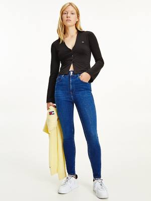 Tommy Hilfiger Shape High Rise Skinny Farmer Női Denim | TH813RYE