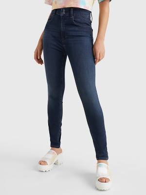 Tommy Hilfiger Shape High Rise Skinny Farmer Női Denim | TH920SGQ