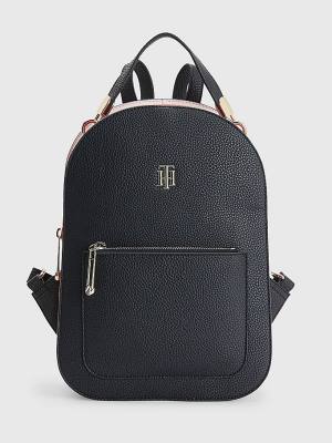 Tommy Hilfiger Signature Colour-Blocked Backpack Táska Női Kék | TH032ZMS