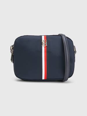 Tommy Hilfiger Signature Crossover Táska Női Kék | TH891ZNV