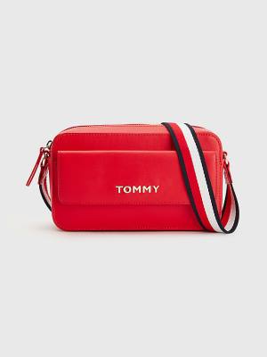 Tommy Hilfiger Signature Pántos Crossover Táska Női Narancssárga | TH601PGR