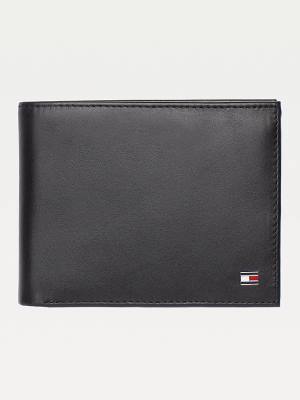 Tommy Hilfiger Signature Stripe Trifold Pénztárca Férfi Fekete | TH209CKQ