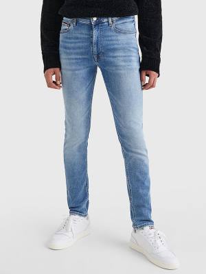 Tommy Hilfiger Simon Skinny Faded Farmer Férfi Denim | TH864CUP