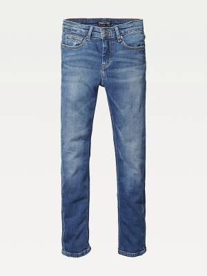 Tommy Hilfiger Slim Fit Farmer Fiú Denim | TH283WND