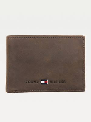 Tommy Hilfiger Small Bőr Pénztárca Férfi Barna | TH038EUA