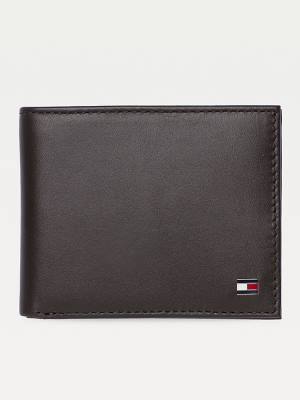 Tommy Hilfiger Small Embossed Bifold Pénztárca Férfi Barna | TH395XWY