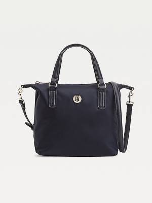 Tommy Hilfiger Small Recycled Tote Táska Női Kék | TH327RSK