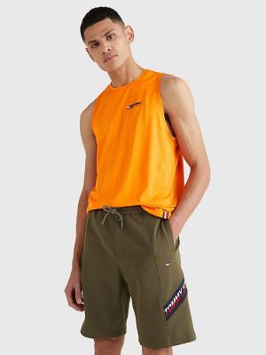 Tommy Hilfiger Sport Essential Performance Torna Tank Top Póló Férfi Narancssárga | TH096UCF