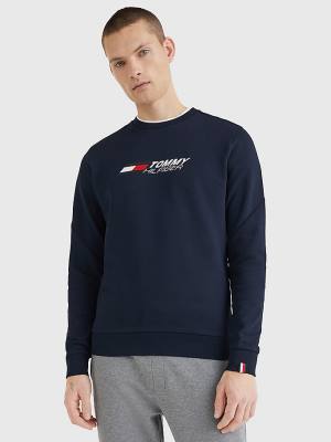 Tommy Hilfiger Sport Essential TH Cool Pulóver Férfi Kék | TH908LVI