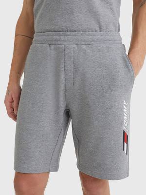 Tommy Hilfiger Sport Essential TH Cool Sweat Rövidnadrág Férfi Szürke | TH084EGL