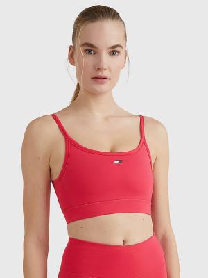 Tommy Hilfiger Sport Low Support Bra Fehérnemű Női Rózsaszín | TH703FSX