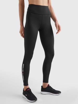 Tommy Hilfiger Sport Performance Full Length Leggings Női Fekete | TH012TUA