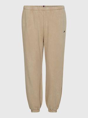 Tommy Hilfiger Sport Relaxed Fit Joggers Nadrág Női Bézs | TH126JKX