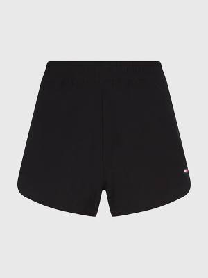 Tommy Hilfiger Sport Stretch Woven Rövidnadrág Női Fekete | TH398MAB