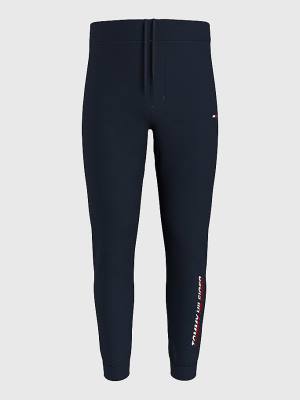 Tommy Hilfiger Sport TH Cool Organic Pamut Joggers Nadrág Férfi Kék | TH796QEC