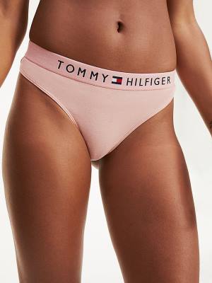 Tommy Hilfiger Stretch Pamut Tanga Fehérnemű Női Rózsaszín | TH564IVL