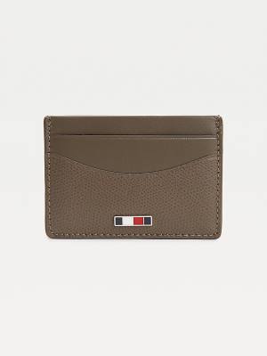 Tommy Hilfiger TH Business Small Bőr Card Holder Pénztárca Férfi Barna | TH589GZU