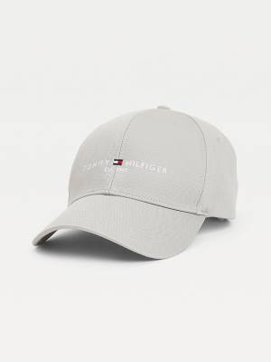 Tommy Hilfiger TH Established Baseball Cap Kalap Férfi Szürke | TH928UQX