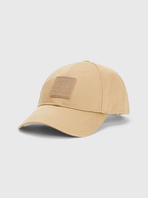 Tommy Hilfiger TH Modern Signature Patch Cap Kalap Férfi Khaki | TH350GMX