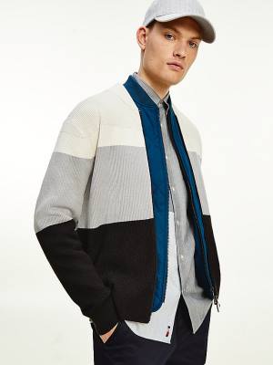 Tommy Hilfiger TH Modern Slim Fit Cargo Nadrág Férfi Kék | TH107SOE