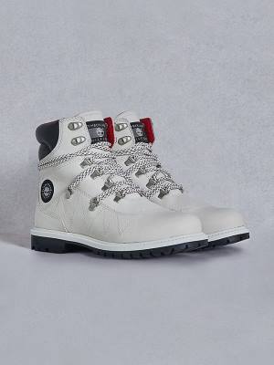 Tommy Hilfiger TOMMYXTIMBERLAND Vízálló Takarított Túrázáshoz Bakancs Női Fehér | TH435QRX