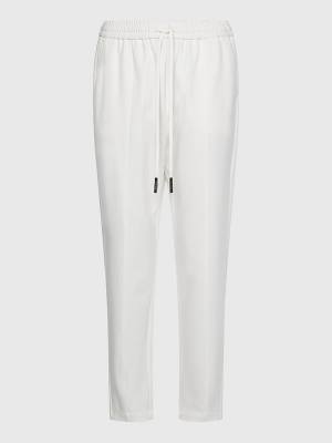 Tommy Hilfiger Tapered Joggers Nadrág Női Fehér | TH607AZP