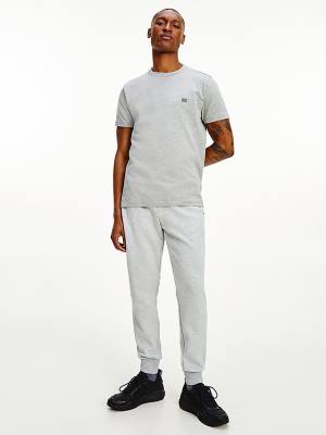 Tommy Hilfiger Tech Essential Organic Jersey Póló Férfi Szürke | TH851WFG