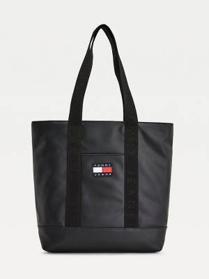 Tommy Hilfiger Tommy Badge Tote Táska Női Fekete | TH194PCO