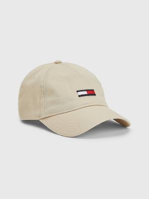 Tommy Hilfiger Tommy Jeans Cap Kalap Férfi Bézs | TH469ZVN