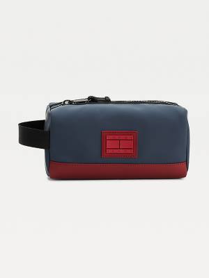 Tommy Hilfiger Urban Zipped Washbag Táska Férfi Kék | TH590DIK