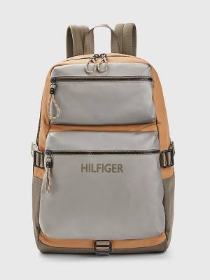 Tommy Hilfiger Utility Backpack Táska Férfi Khaki | TH285BUT