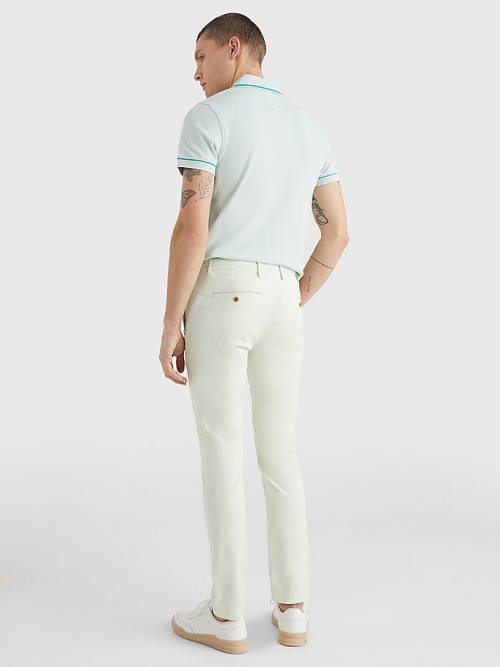 Tommy Hilfiger 1985 Essential Bleecker Slim Fit Chinos Nadrág Férfi Zöld | TH316SPE