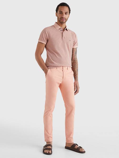 Tommy Hilfiger 1985 Essential Bleecker Slim Fit Chinos Nadrág Férfi Narancssárga | TH369HEF