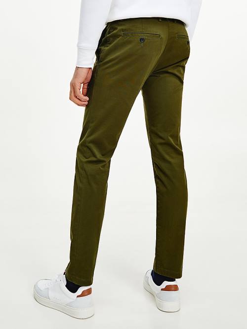 Tommy Hilfiger 1985 Essential Bleecker Slim Fit Chinos Nadrág Férfi Barna | TH603AVP