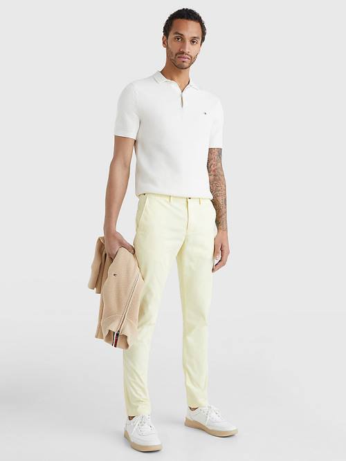 Tommy Hilfiger 1985 Essential Bleecker Slim Fit Chinos Nadrág Férfi Sárga | TH851HJM