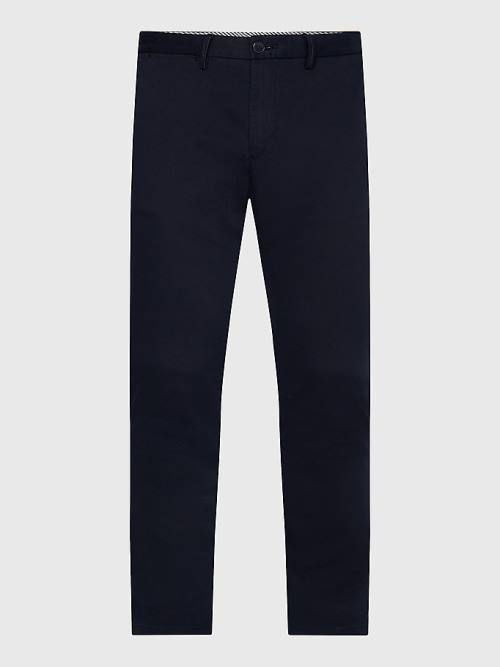 Tommy Hilfiger 1985 Essential Bleecker Slim Fit Chinos Nadrág Férfi Kék | TH986NFD