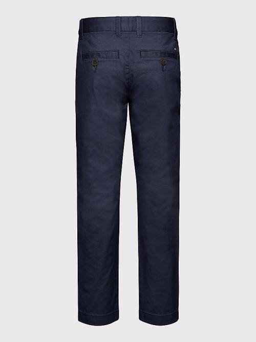 Tommy Hilfiger 1985 Essential Chinos Nadrág Fiú Kék | TH172QPV