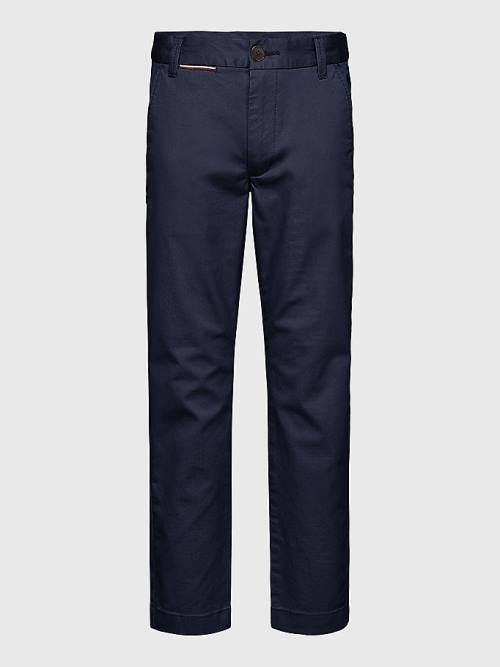 Tommy Hilfiger 1985 Essential Chinos Nadrág Fiú Kék | TH172QPV