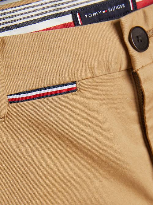 Tommy Hilfiger 1985 Essential Chinos Nadrág Fiú Khaki | TH237EJB