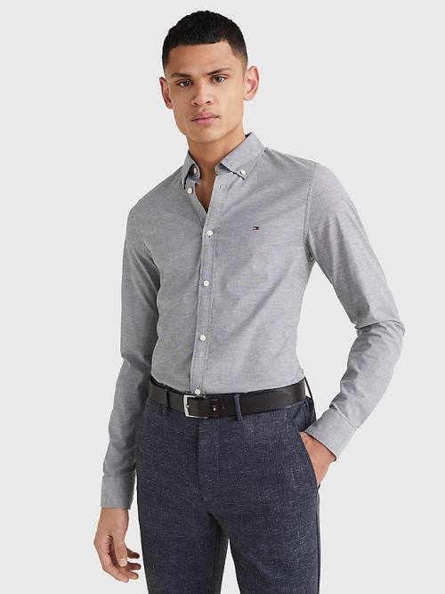 Tommy Hilfiger 1985 Essential Polygiene Slim Fit Ingek Férfi Kék | TH160MUT