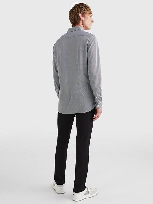 Tommy Hilfiger 1985 Essential Polygiene Slim Fit Ingek Férfi Kék | TH971GPM