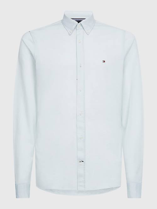 Tommy Hilfiger 1985 Essential Slim Fit Ingek Férfi Zöld | TH234JLQ