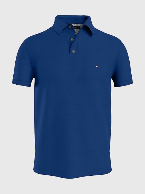 Tommy Hilfiger 1985 Essential Slim Fit Póló Férfi Kék | TH783TGB