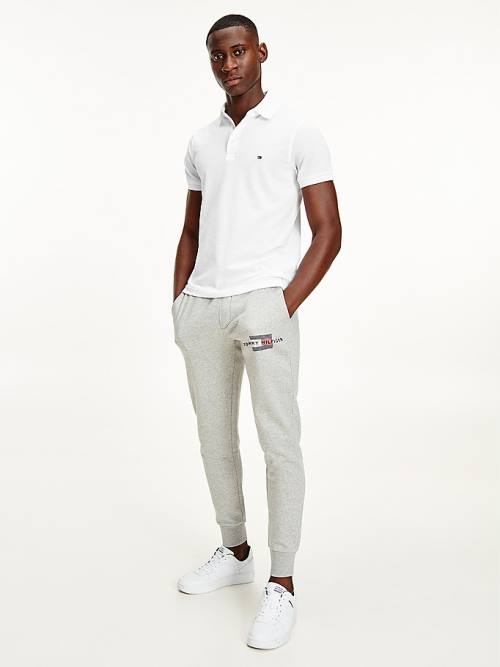 Tommy Hilfiger 1985 Essential Slim Fit Póló Férfi Fehér | TH825JMR