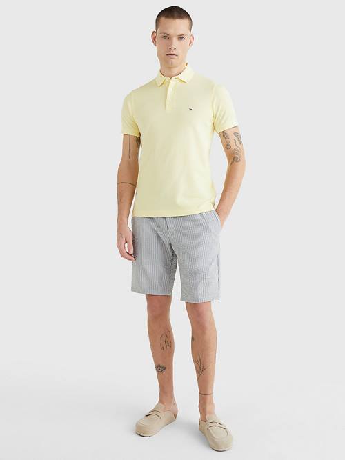 Tommy Hilfiger 1985 Essential Slim Fit Póló Férfi Sárga | TH879IKQ