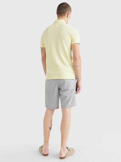 Tommy Hilfiger 1985 Essential Slim Fit Póló Férfi Sárga | TH879IKQ