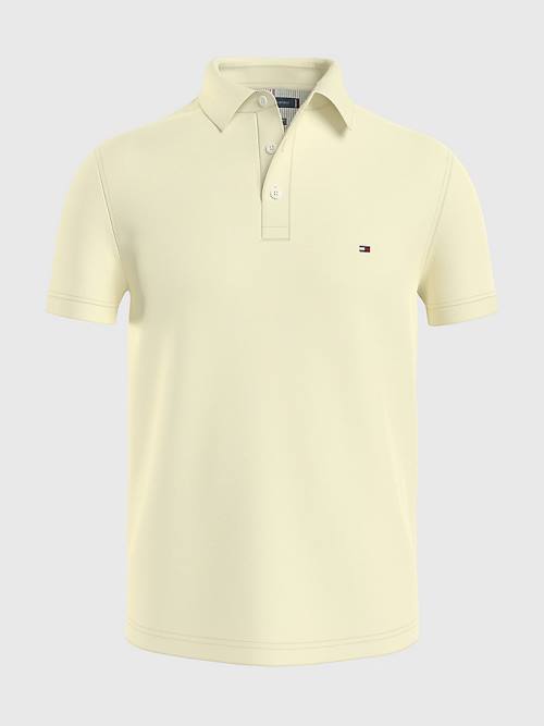 Tommy Hilfiger 1985 Essential Slim Fit Póló Férfi Sárga | TH879IKQ